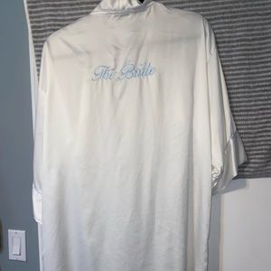 The Bride satin robe